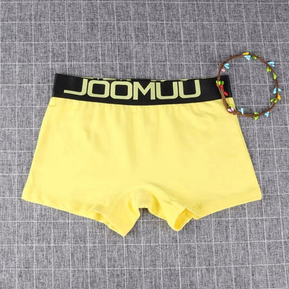 3PCS Popular Solid Women's Cotton Panties Boxer Underwear Ladies Breathable Letter Belt Briefs  Sports Female Knickers Boyshorts