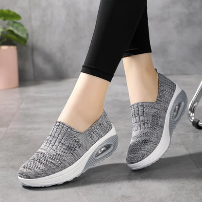 Women Walking Shoes Air Cushion Non Slip Orthopedic Shoes