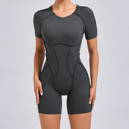 Yoga Suit Fitness Athletic Wear Yoga Set One-Piece  Sexy Women Gym Jumpsuit Sportswear Sportswear Women's Clothing Gym Kit Blue