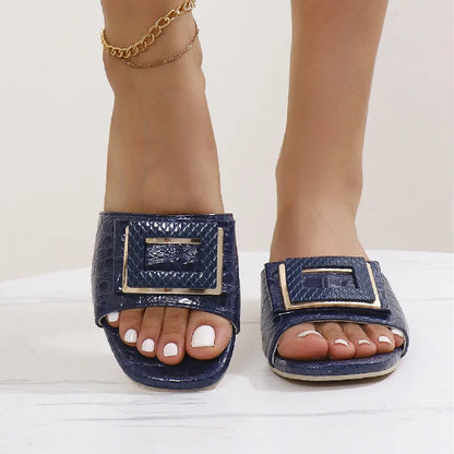 Women High Heel Slippers Summer