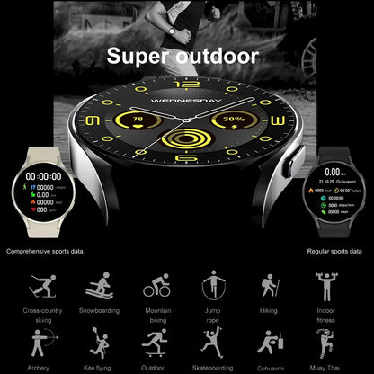 KESHUYOU 2025 New Watch 6 Smart Watch Women's Bluetooth Call Health Monitoring Alarm Clock Men's Fashion Sports Watch