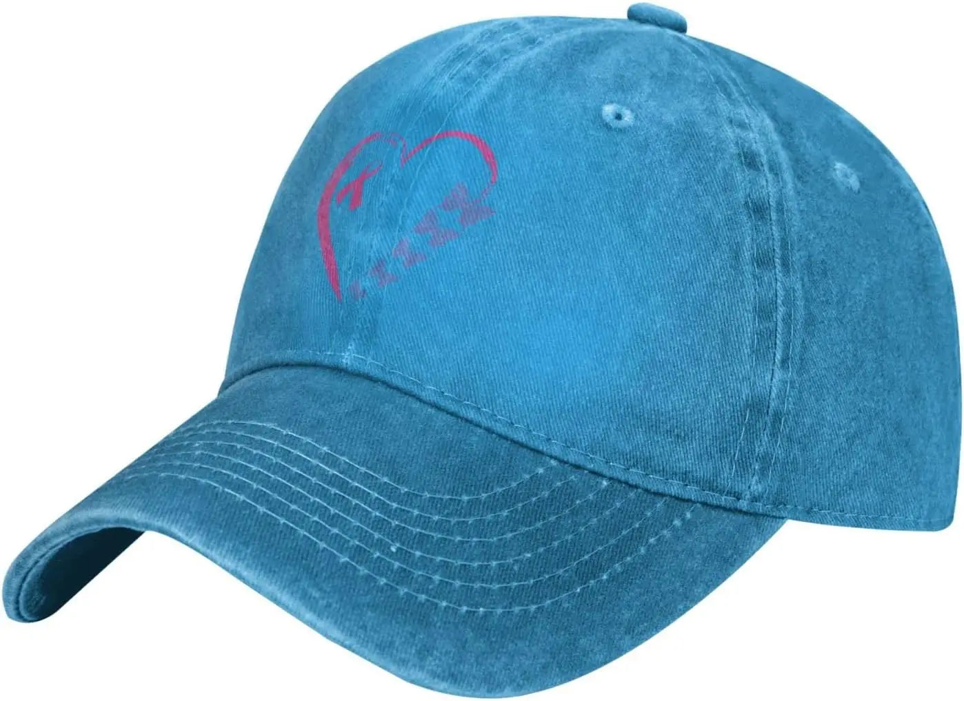 I'm A Survivor Heart Pink Ribbon Breast Cancer Awareness Unisex Baseball Cap