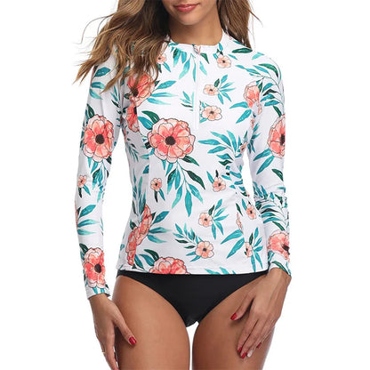 Women Surfing Two Piece Swimsuit