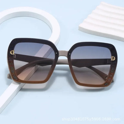 ‌‌2025 New Fashion D-Logo Square Sunglasses for Women Trendy Street Style Sun Glasses Unisex Outdoor UV400 Protection Goggles