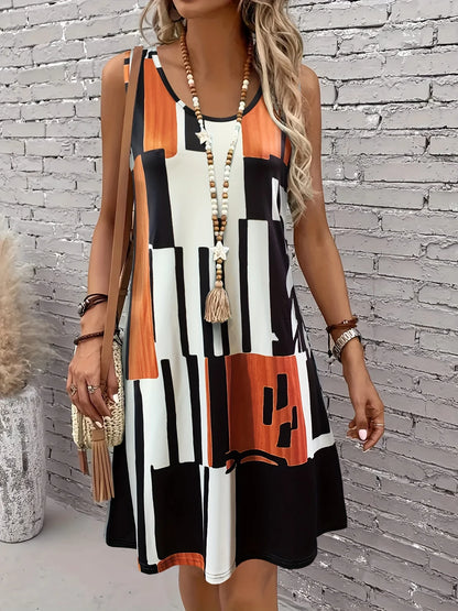 Spring Summer Women's Vacation Midi Dress