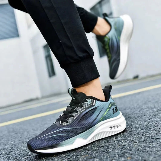 2025 OULYLAN Men Casual Sport Shoes Breathable Lightweight Sneakers Outdoor Mesh Running Shoes Athletic Jogging Walking Shoes