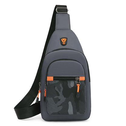 Chest Bag Men's One Shoulder Crossbody Bag Large Capacity Outdoor Sports Leisure Fashion Small Shoulder Bag Backpack Men's